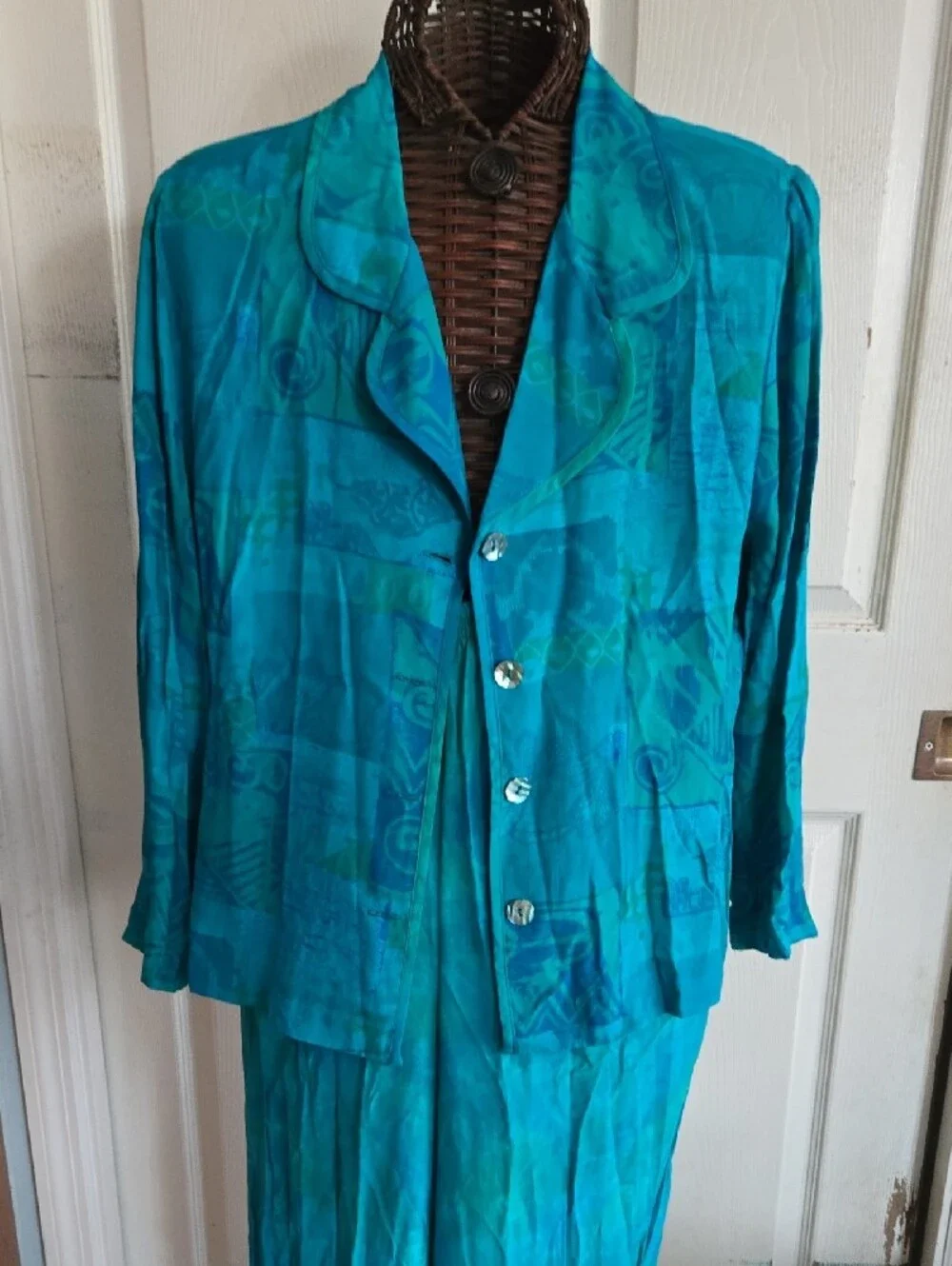 Carole Little vibrant teal